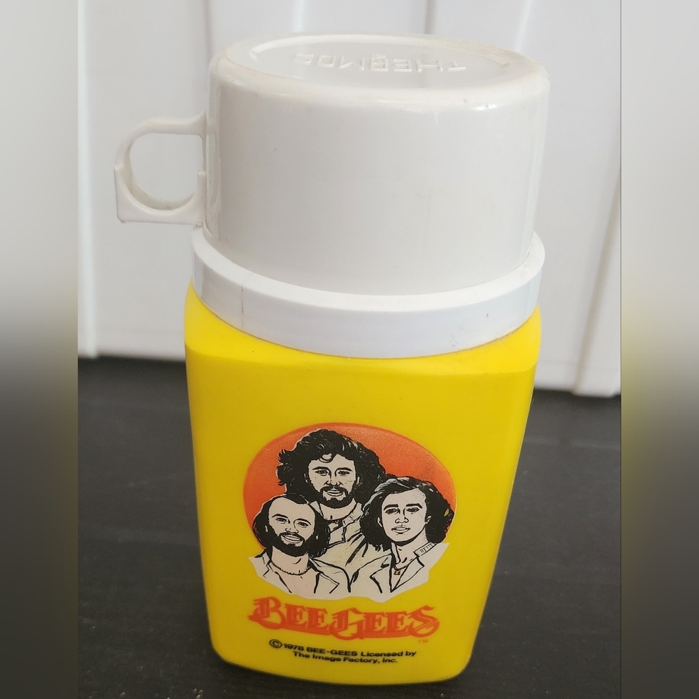 1978 Vintage Bee Gees Thermos - King Seeley - The Image Factory BENIFITS CHARITY